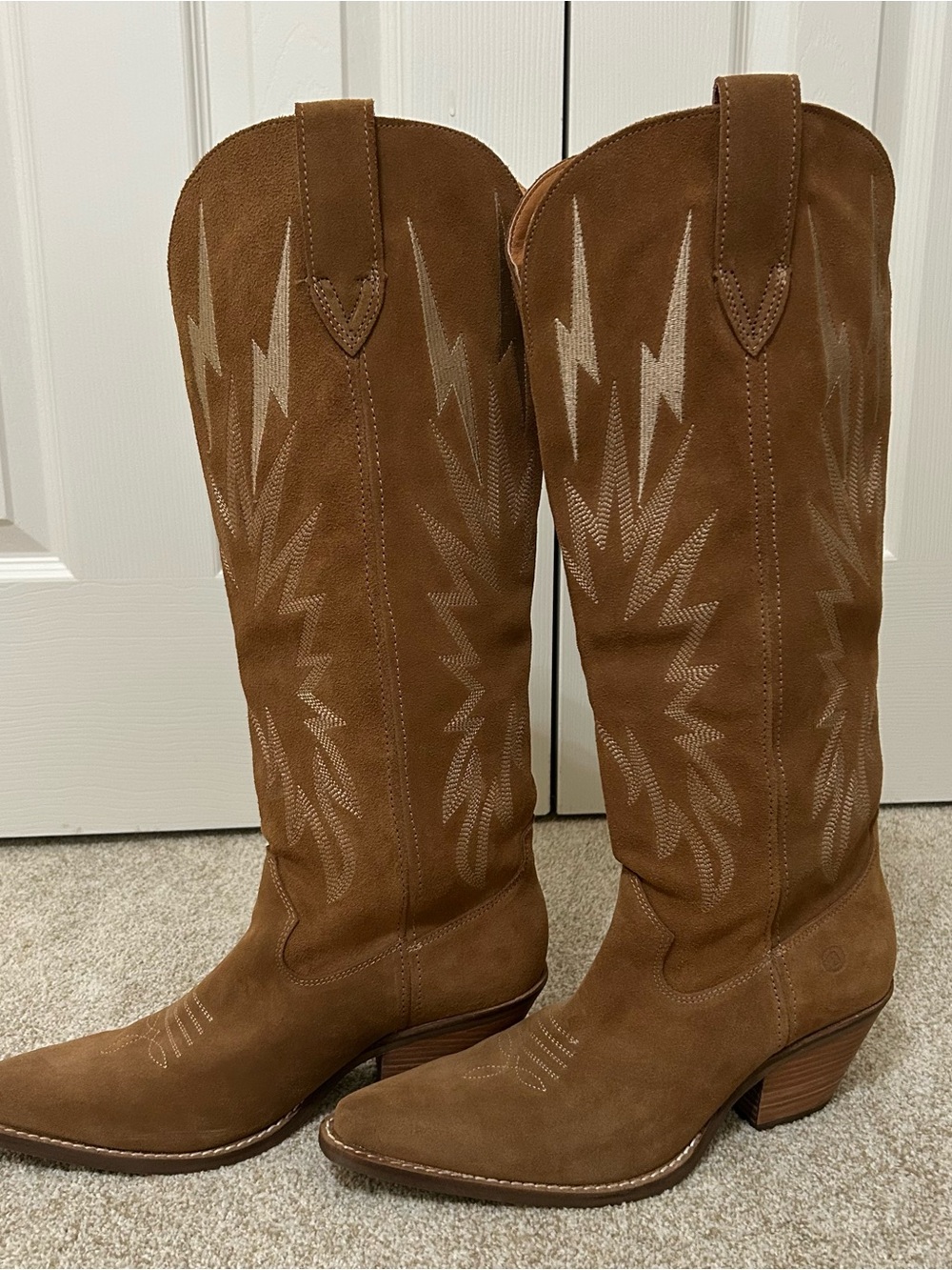 dingo Thunder Road Leather up to knee boots NEW without tags - Picture 4 of 9